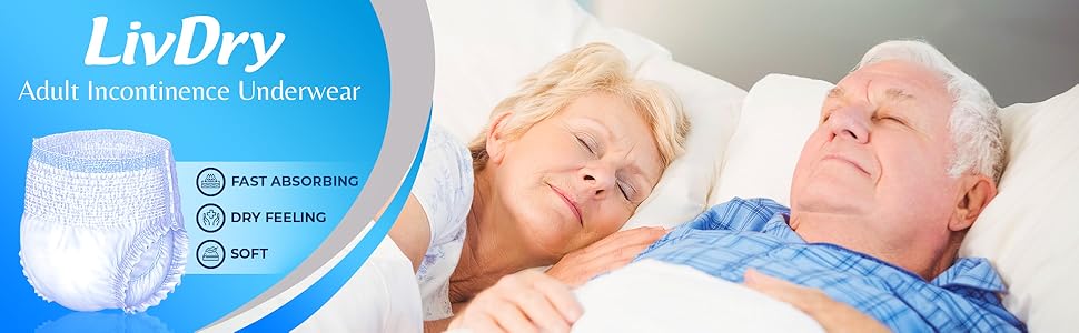 LivDry Incontinence Underwear pañal para adultos