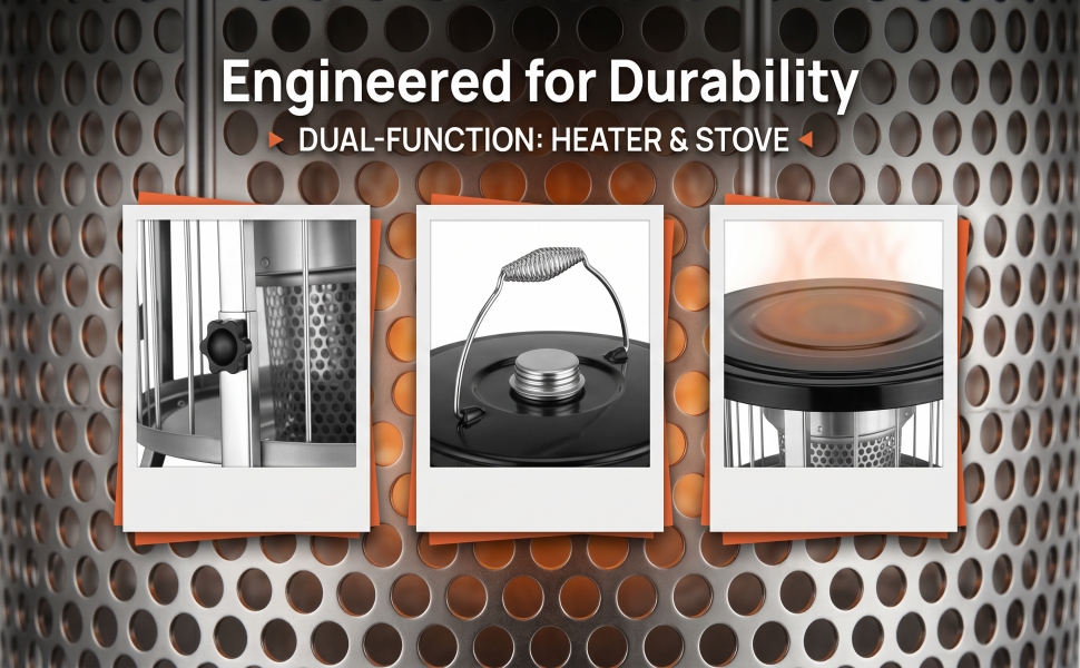 9000 BTU Portable Kerosene Heater