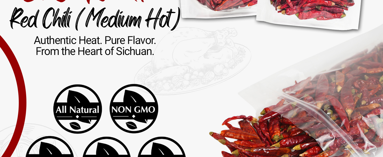Sichuan Red Chili Medium Hot