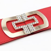 waist belt wide elastic cinch stretchable stretchy retro elasticated