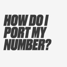 how do i port my number