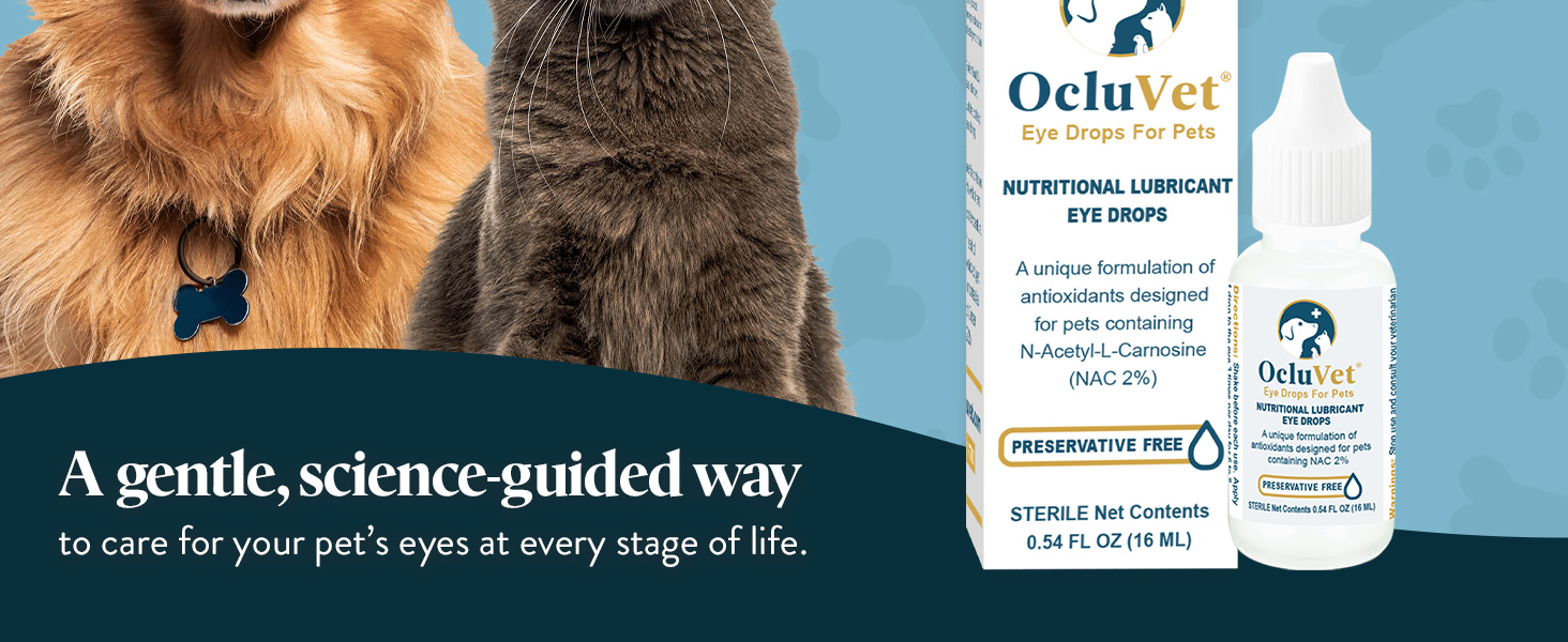 A gentle, science-guided way to care for your pet’s eyes at every stage of life.