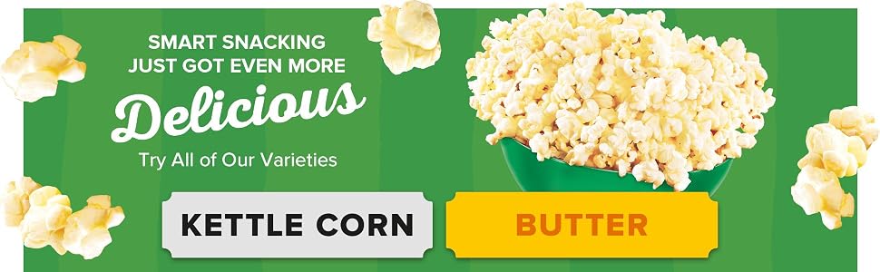 Low Calorie Microwave Popcorn Varieties from Orville Redenbacher’s SmartPop!