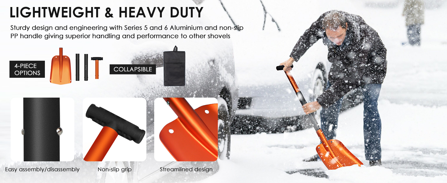 car snow shovel