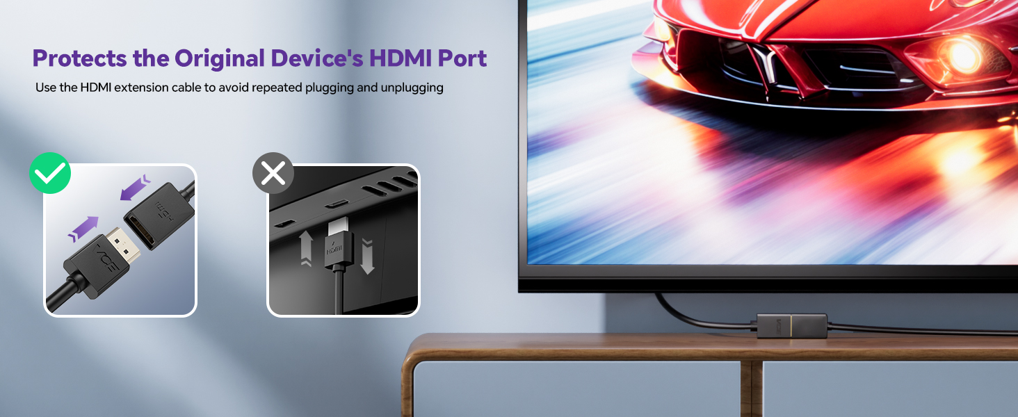 HDMI Male to Female Extender