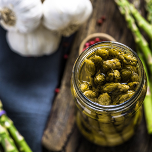 Pickled Asparagus Spears in brine