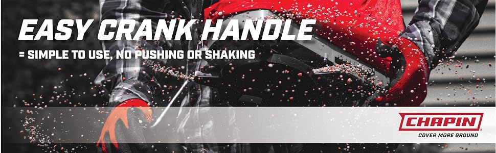 crank handle spreader, crank handle seeder, shoulder seeder, bag seeder, no push spreader seeder