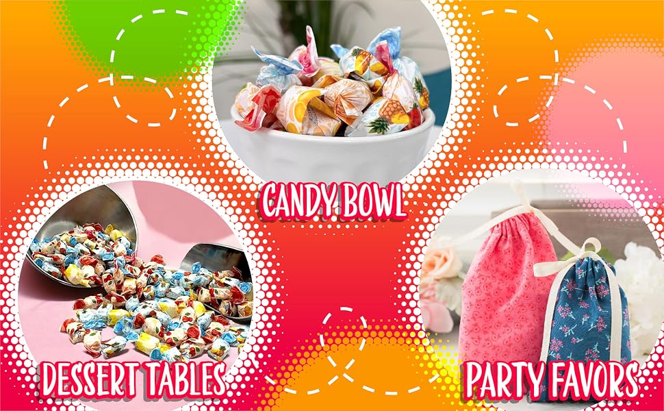 assorted fruit hard candy bon bons bulk pack fruit filled chewy center sweet classic candies treat