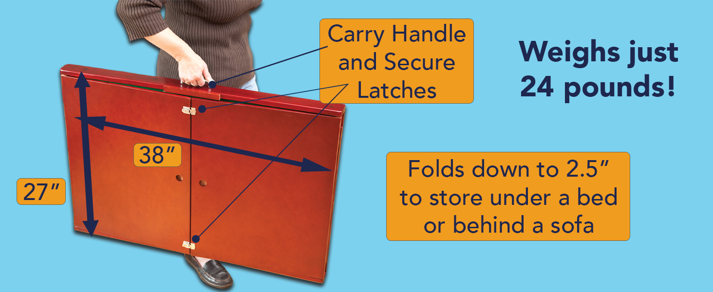 easy to carry, just fold and go!