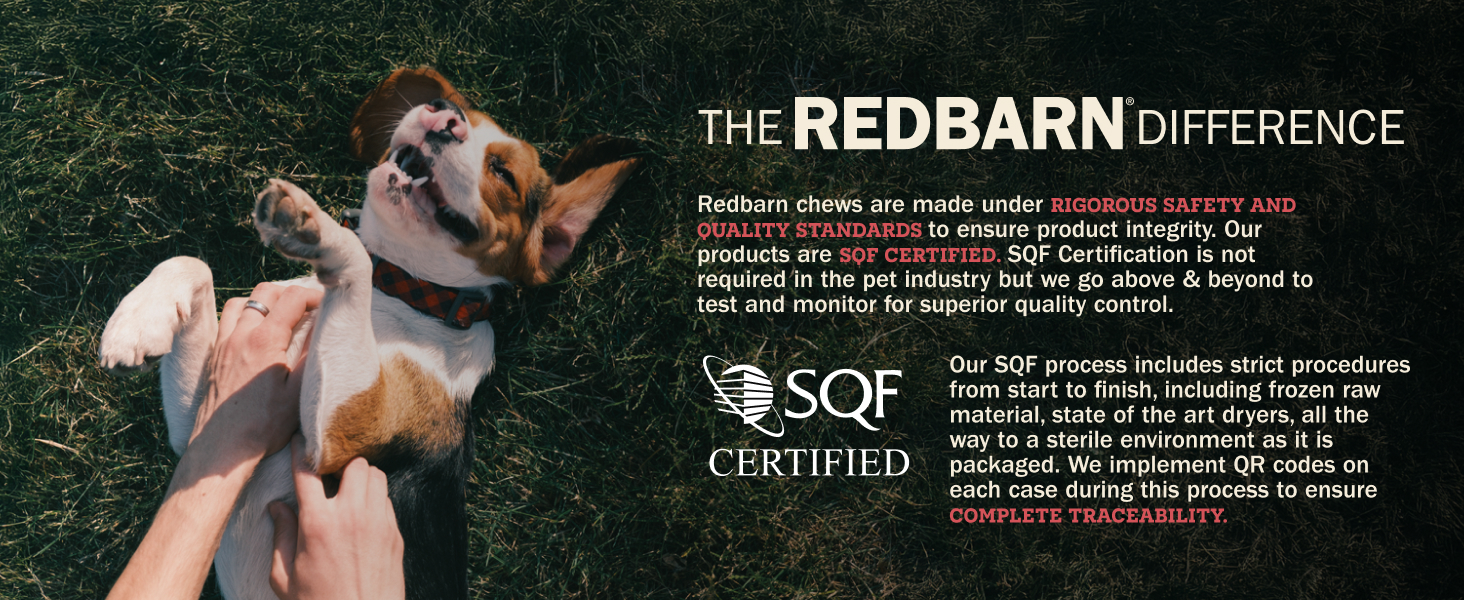 passed safety and quality standards for premium dog chews