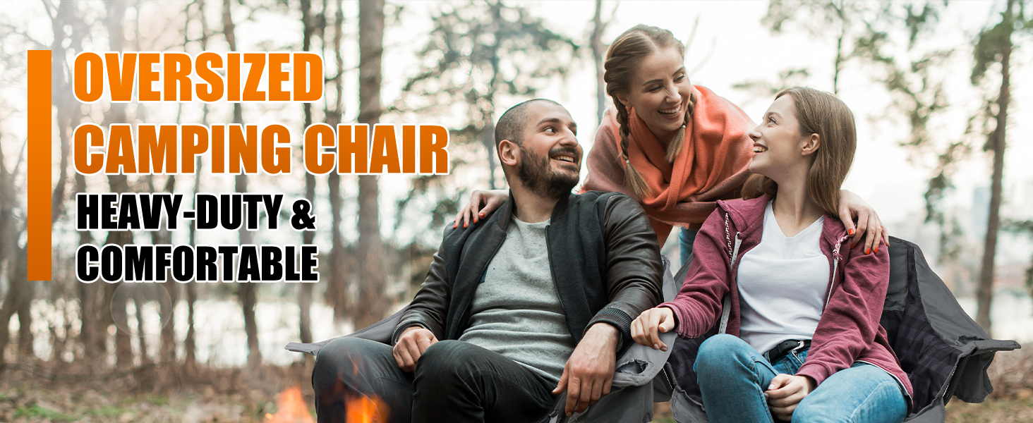 The comfortable camping chair indulge in 2.5lbs of premium cotton padding.