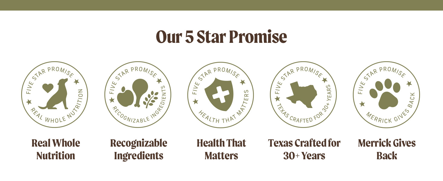 Merrick Dog Treats: Our 5 Star Promise