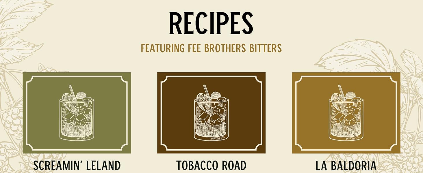recipes featuring fee brothers bitters