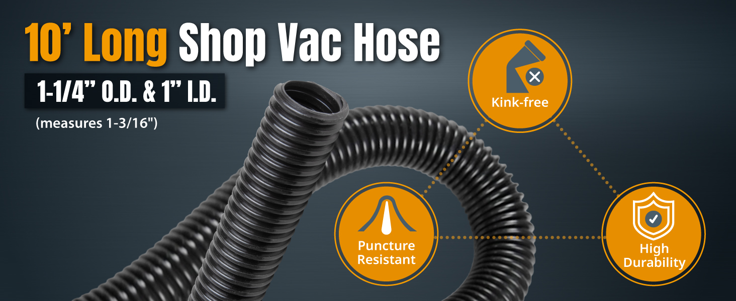 shop vac hose dust collection