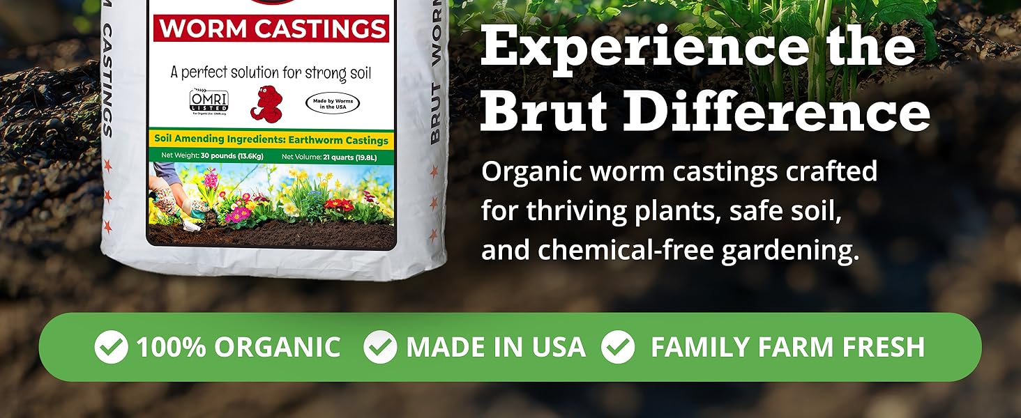 humus casings casing fertilizer organic plant food garden indoor abono soil vermicompost lb humo