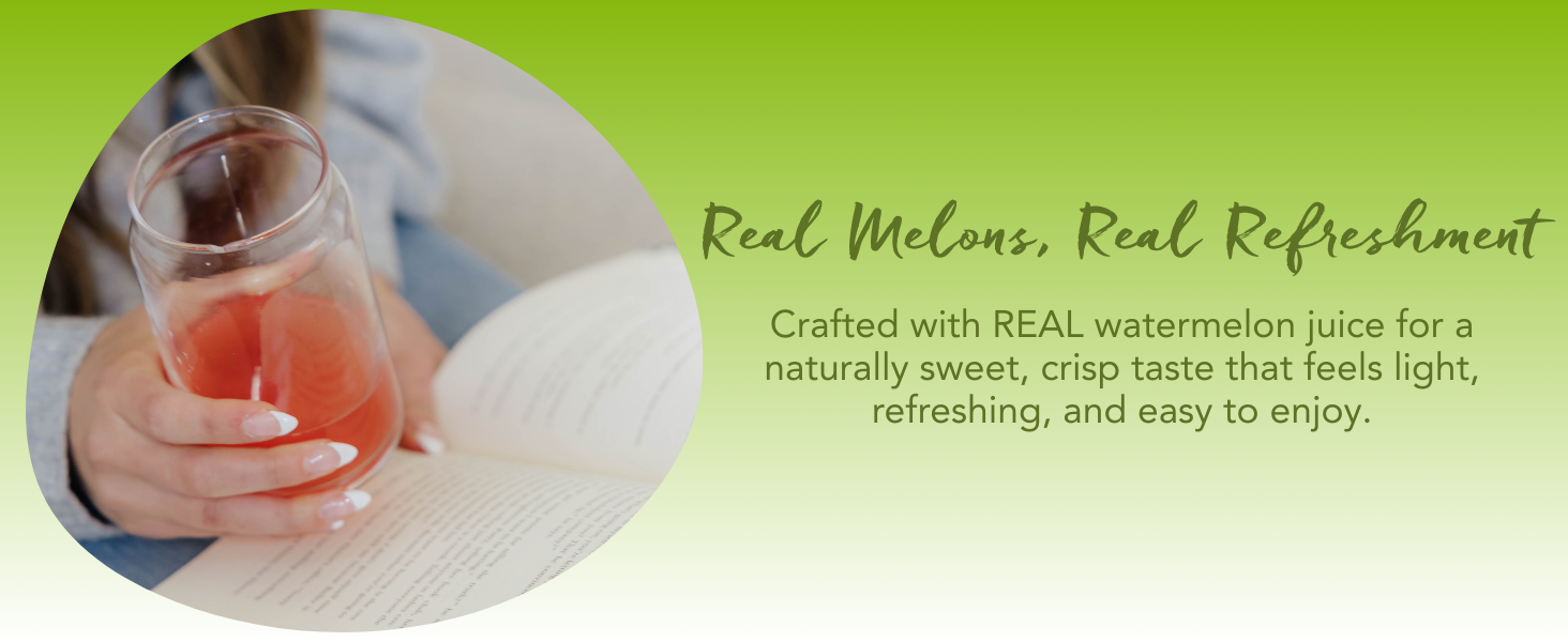 real melons, real refreshment