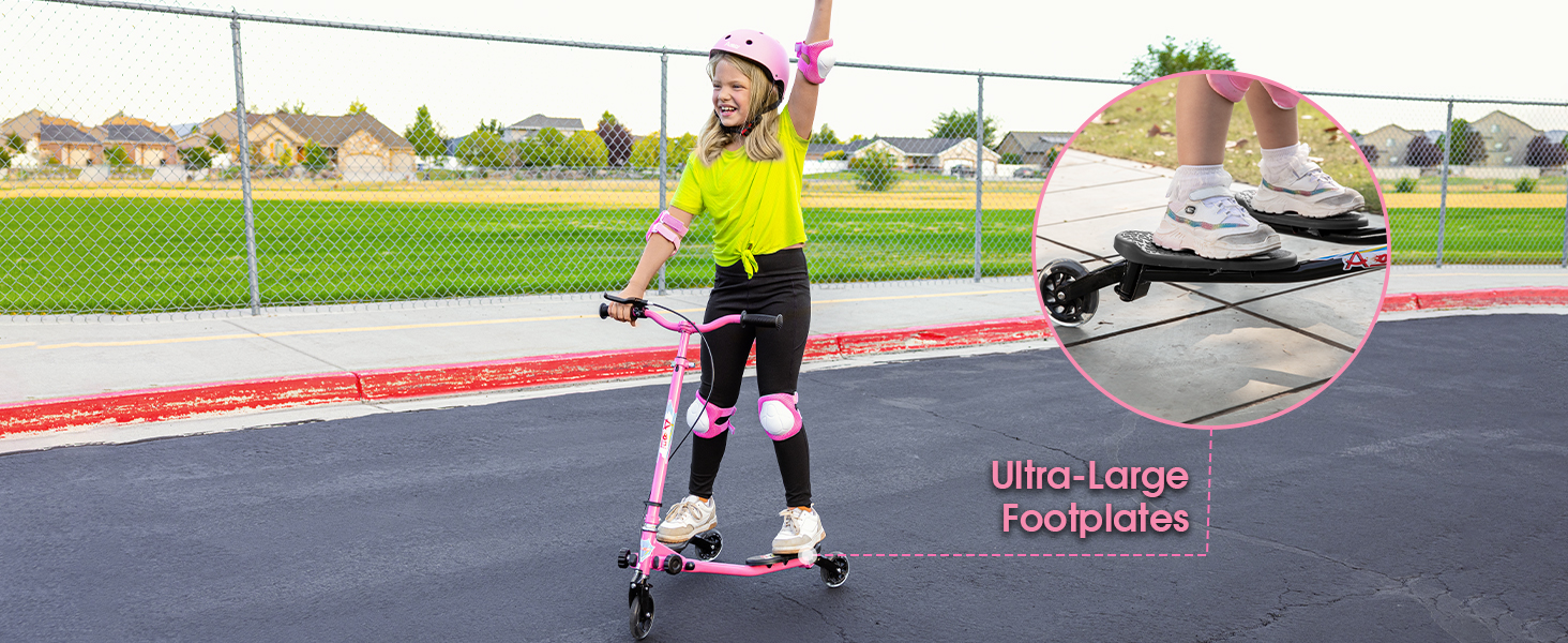 pink y scooter for girls