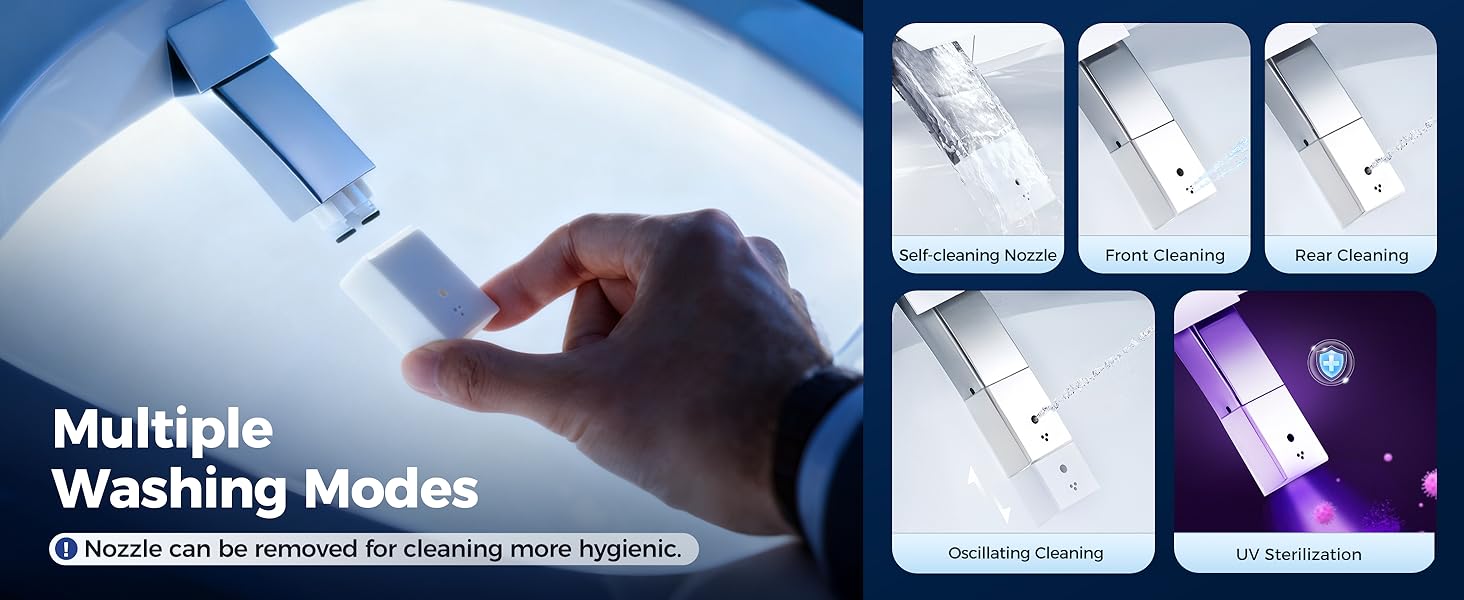 Multiple washing modes