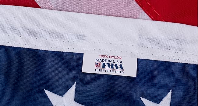 american flag for outside, nylon flag, made in usa