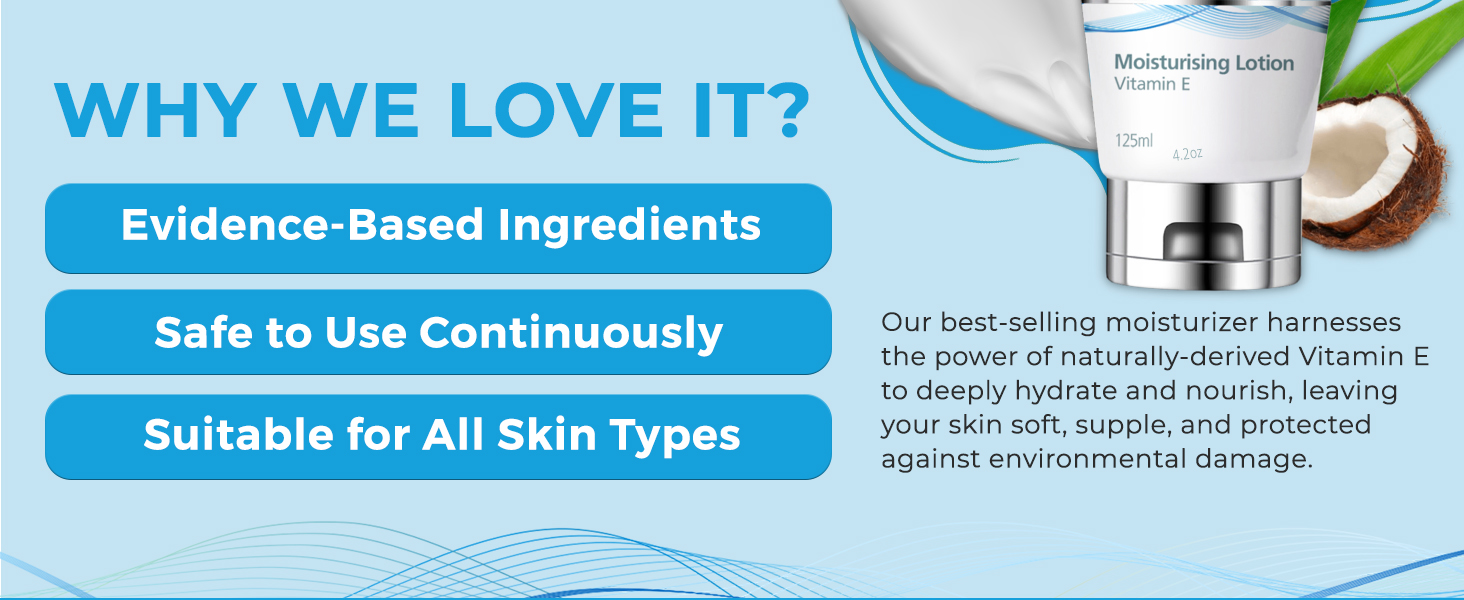Natural Vitamin E face lotion