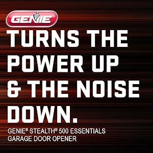 Genie Stealth 500 essentials turns the power up and the noise down