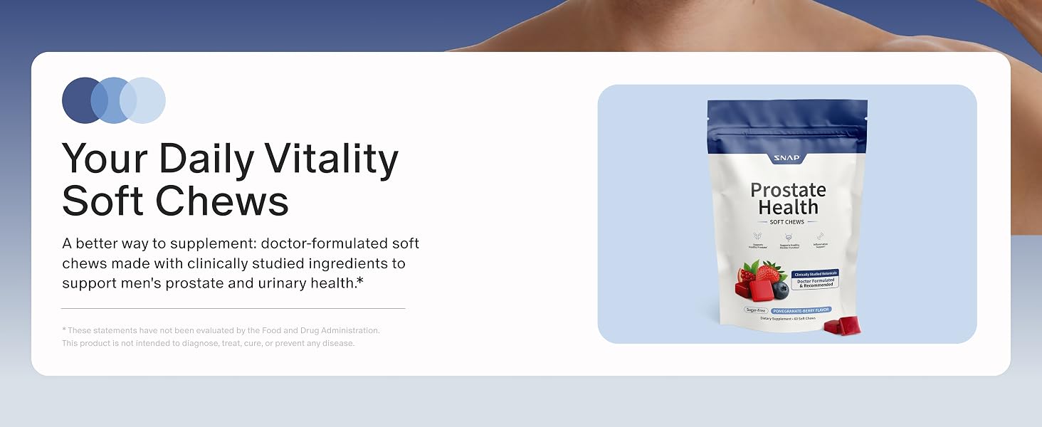 Daily Vitality Convenient Soft Chew Form urinary health