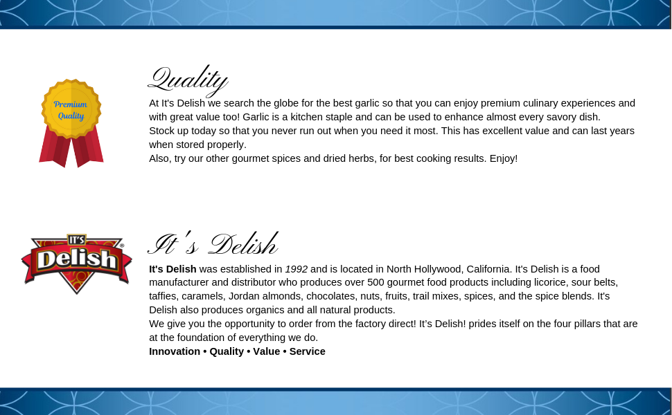 delish garlic powder