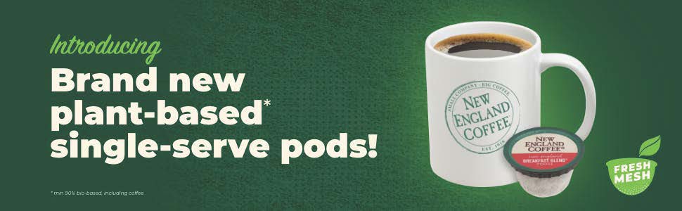 brand new plant based single serve pods