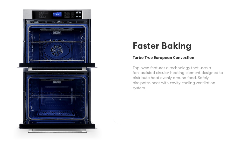 COS-30EDWC, wall oven, double oven, double wall oven, convection oven, electric oven