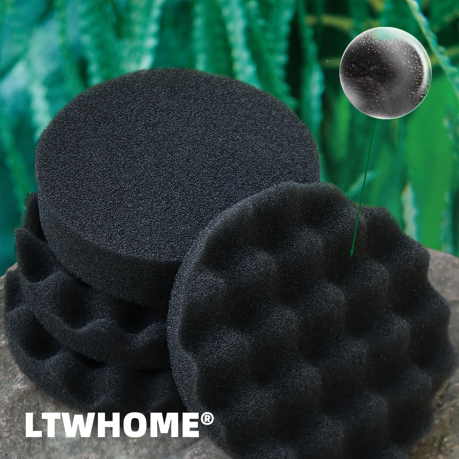 Bio-Foam Filter Pads Fit for Fluval FX5 / FX6 Filters (Pack of 6)