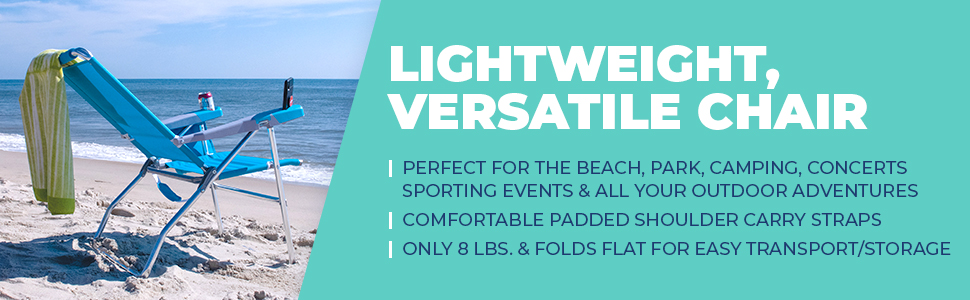 SC617 4-Position Tall Beach Chair