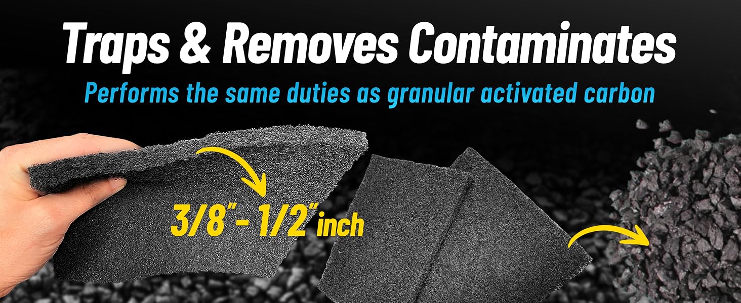 carbon pad for aquarium carbon filter for aquarium aquarium carbon pad carbon aquarium filter media