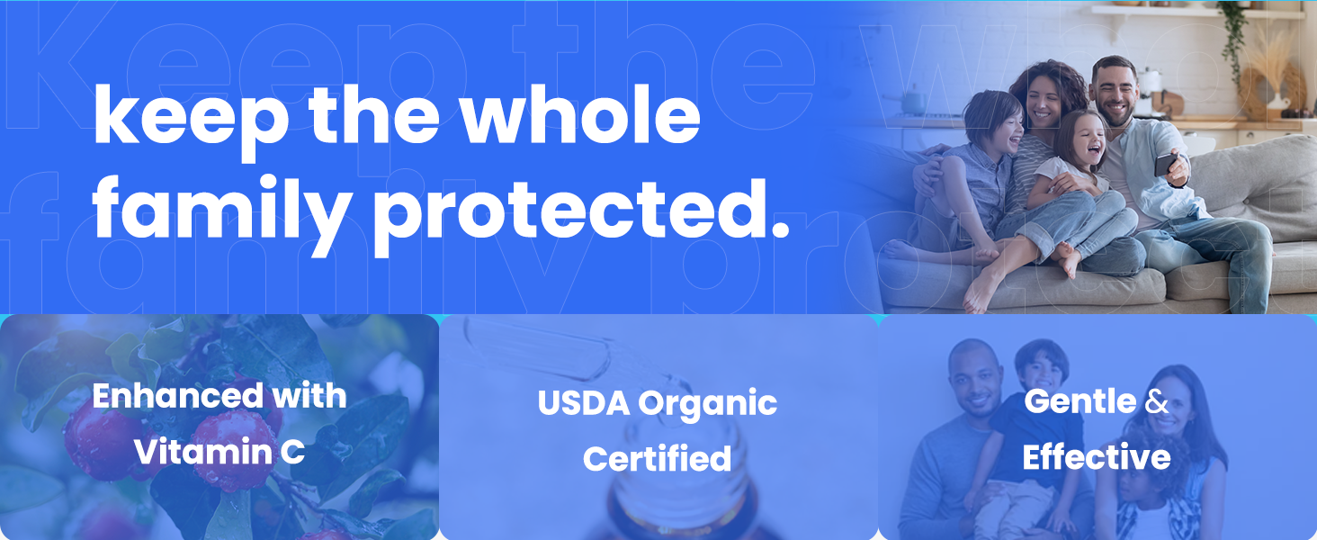 Keep the whole family protected- enhanced with Vitamin C