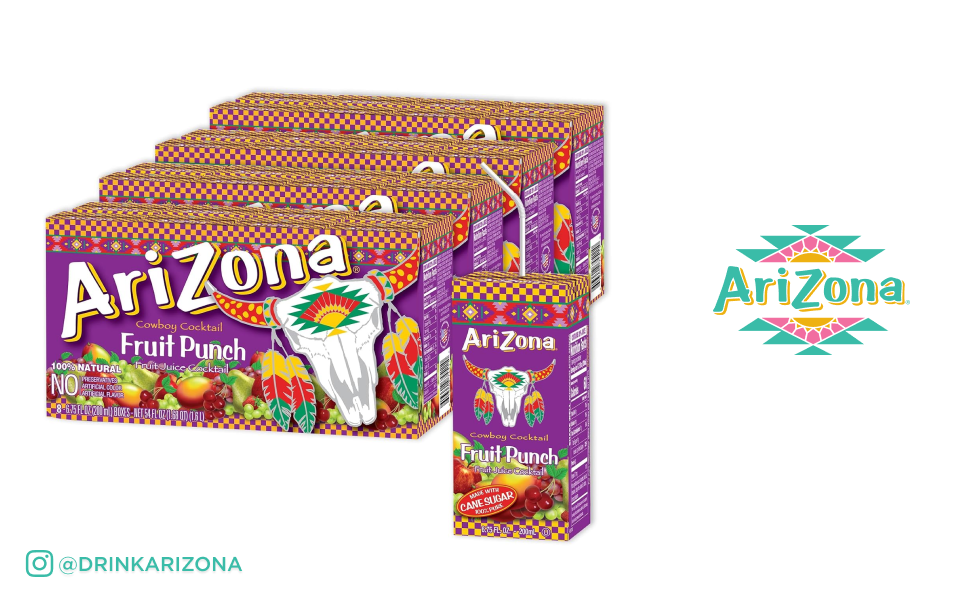 AriZona Fruit Punch Juice Box 32 Pack