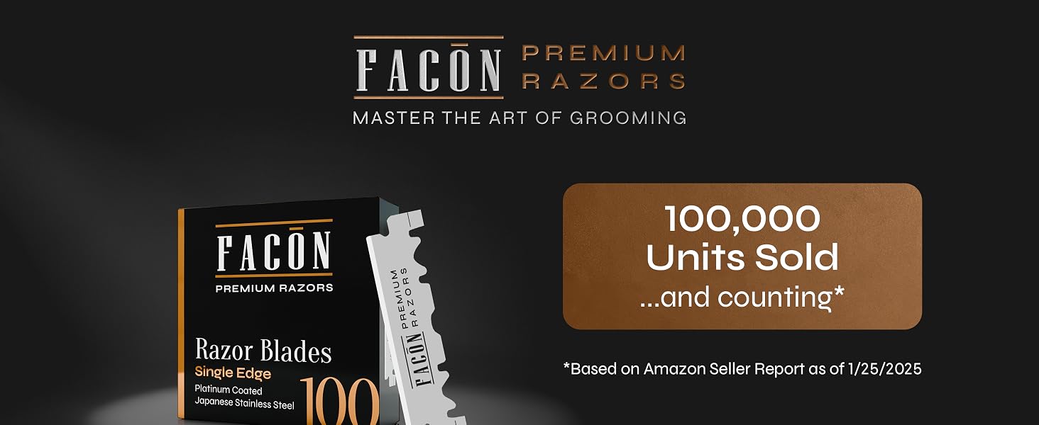 Facón Single Edge Razor Blades