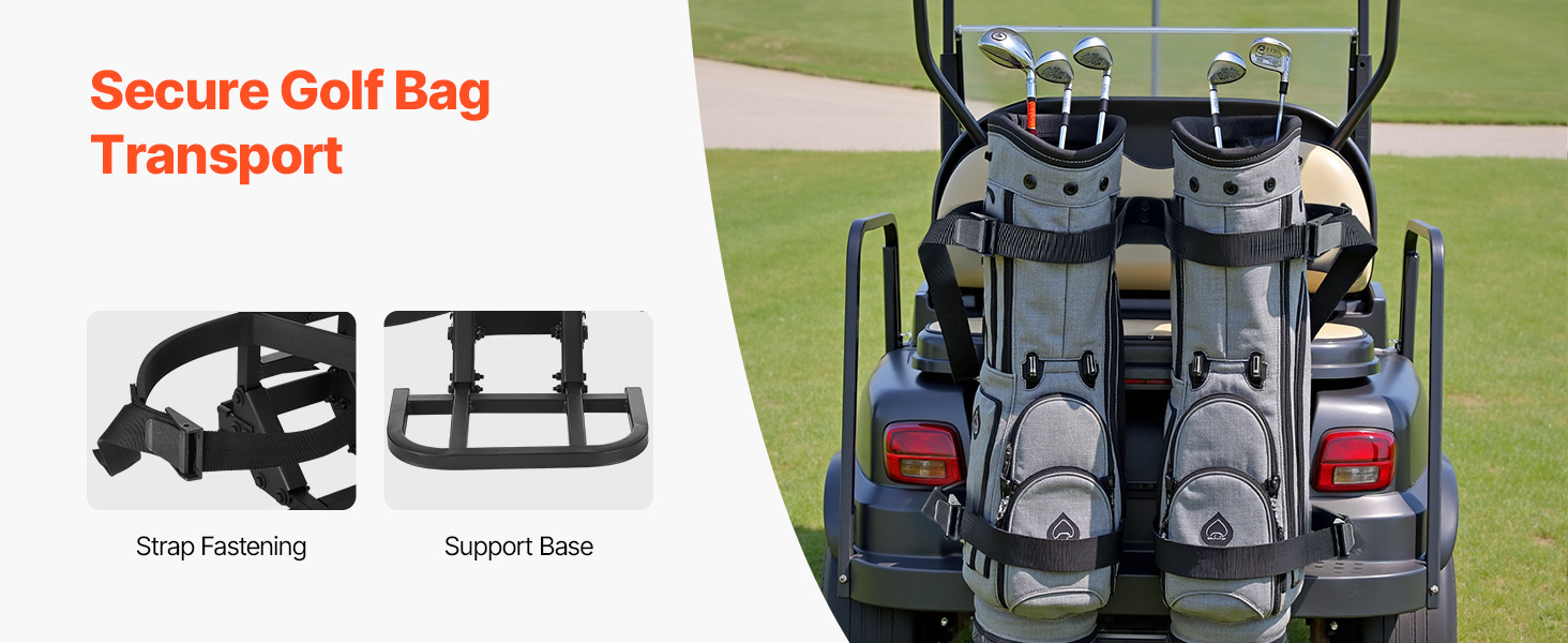 golf cart bag holder bracket