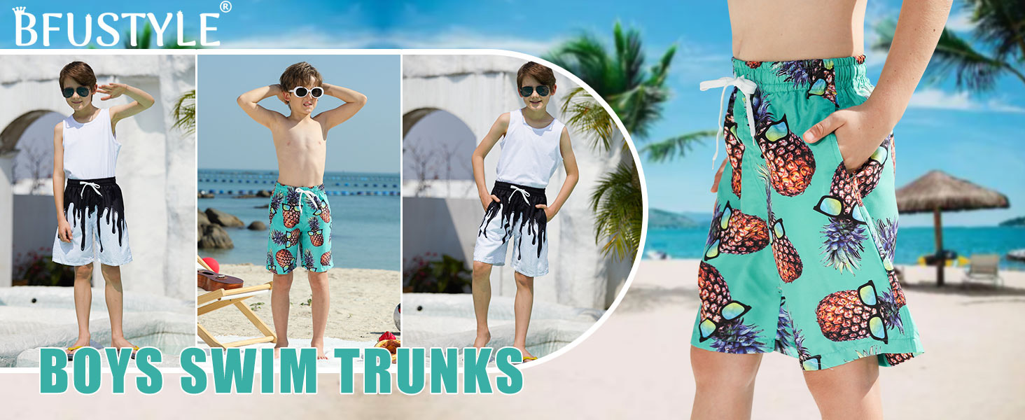 boys swim trunks