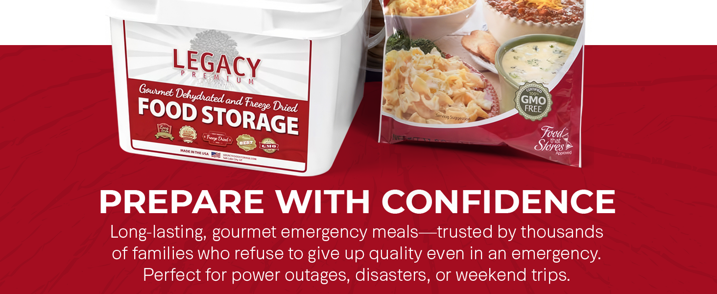 Emergency food Supply - MRE Meals - Freeze Dried Meals and Survival Food prepper food survival meals
