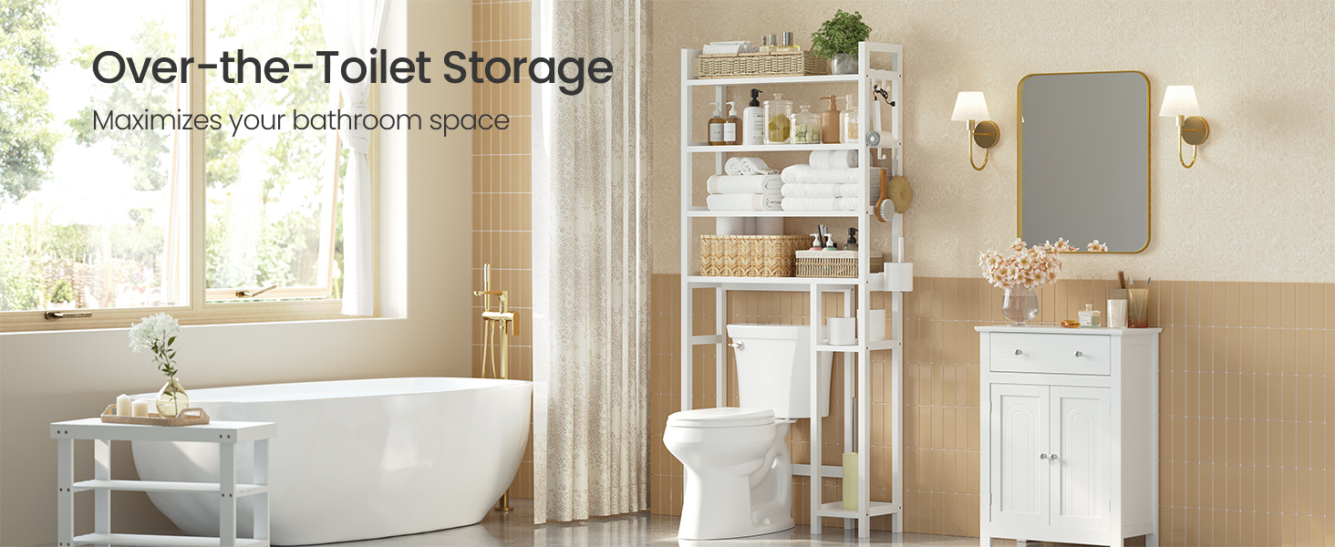 Over-the-Toilet Storage Shelf