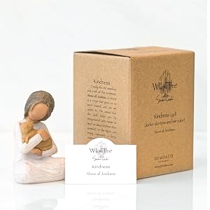Willow Tree Kindness figure with packaging and enclosure card.