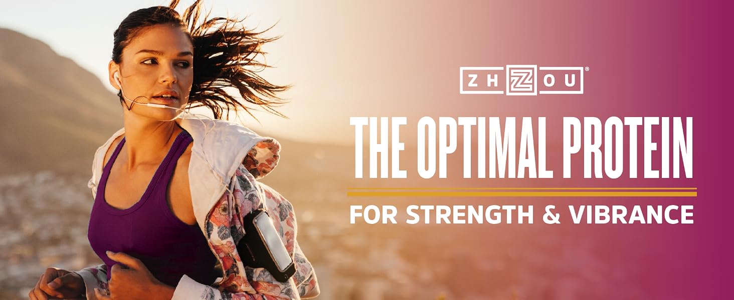 person demonstrating that zhou collagen is an optimal protein for strength and vibrance