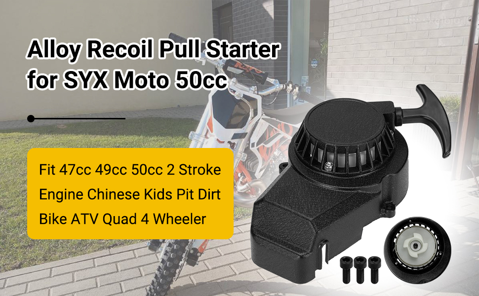 Alloy Recoil Pull Starter for SYX Moto 50cc
