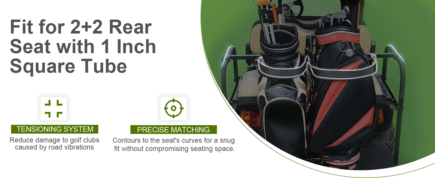 golf cart rear holder