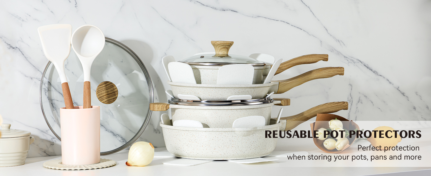 POT PROTECTORS FOR COOKWARE SET