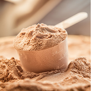 Detail photo of protein powder