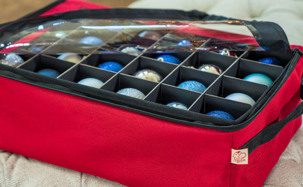 Santa's Bags 2 Tray Ornament Storage Bag