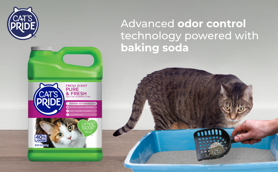 Cat's Pride Fresh Scent Pure &amp; Fresh Multi-Cat Clumping Litter