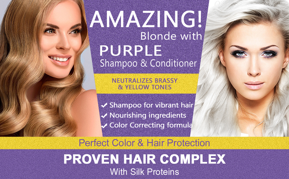 Purple Shampoo and Conditioner