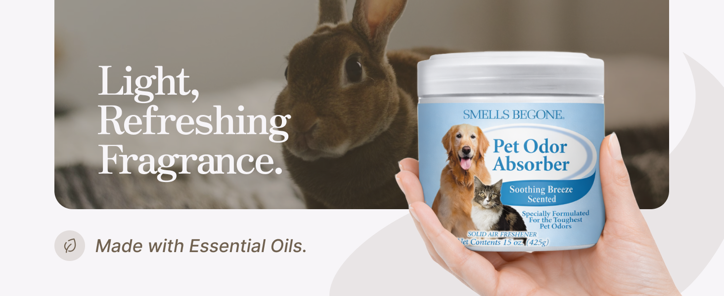 light, refreshing fragrance from essential oils