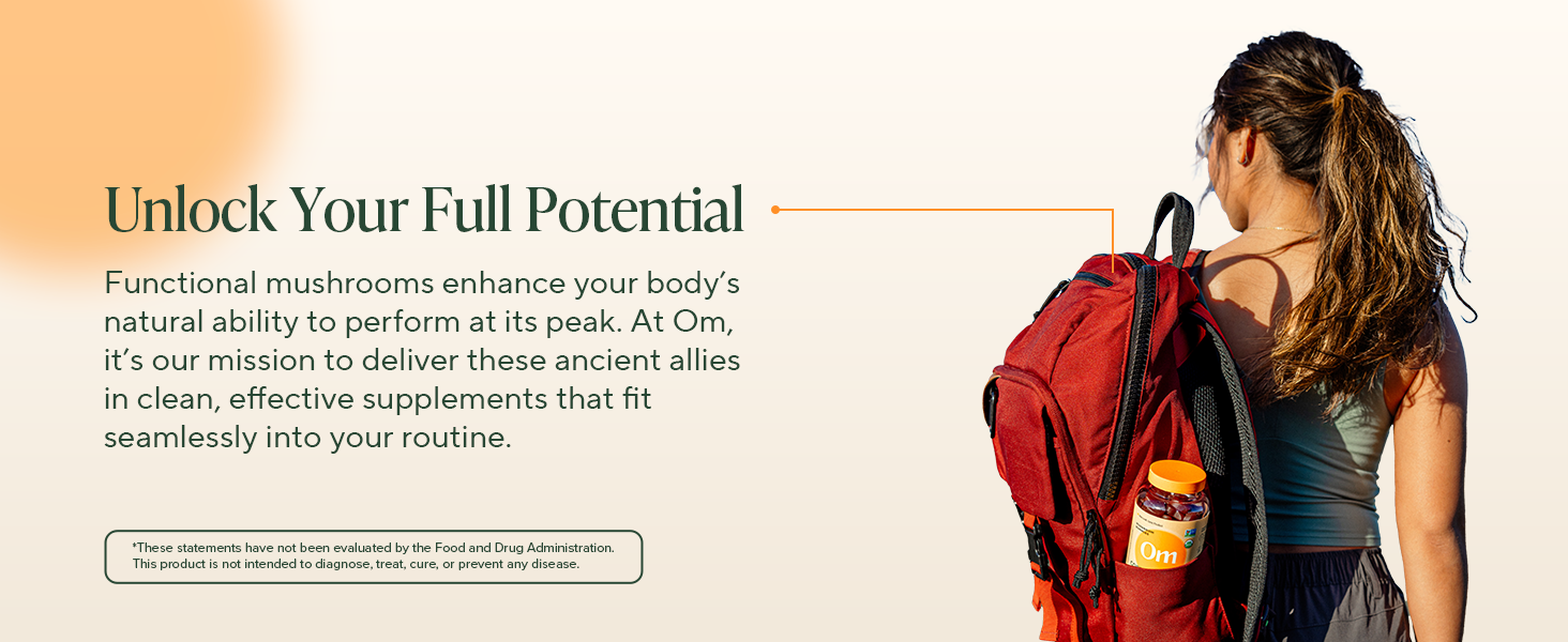 Unlock your full potential with Om functional mushrooms